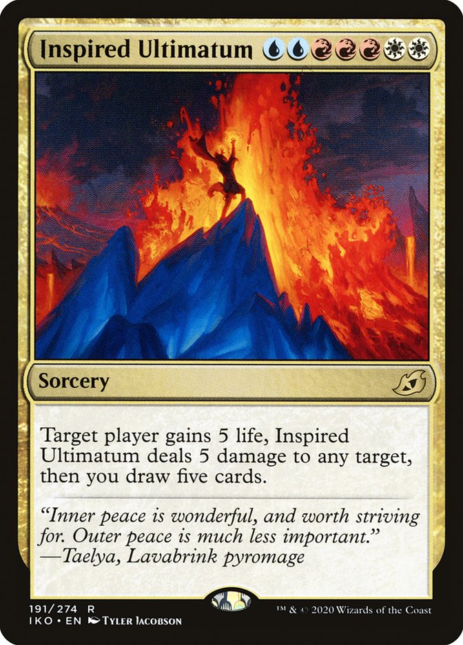 Inspired Ultimatum [Ikoria: Lair of Behemoths] MTG Single Magic: The Gathering | Red Claw Gaming