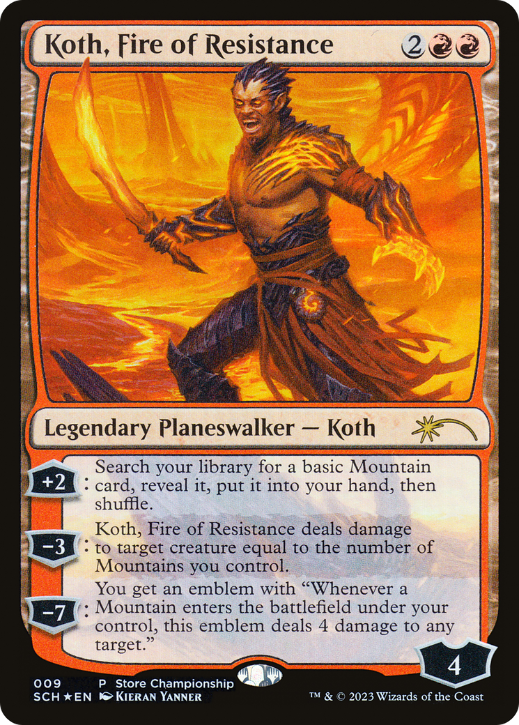 Koth, Fire of Resistance [Store Championships 2023] MTG Single Magic: The Gathering | Red Claw Gaming
