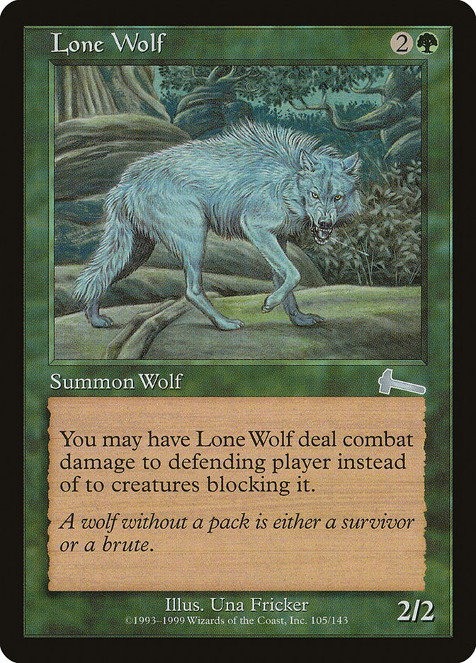 Lone Wolf [Urza's Legacy] MTG Single Magic: The Gathering | Red Claw Gaming