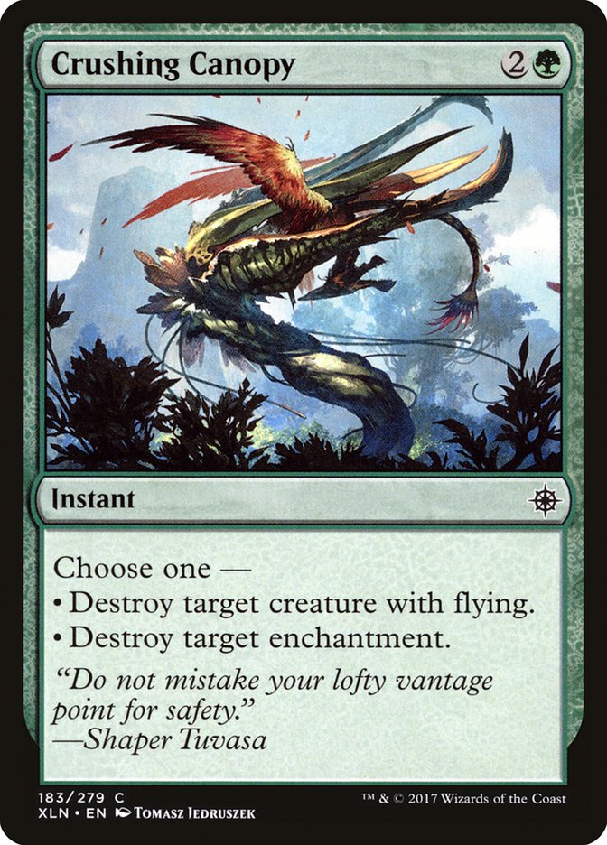 Crushing Canopy [Ixalan] MTG Single Magic: The Gathering | Red Claw Gaming