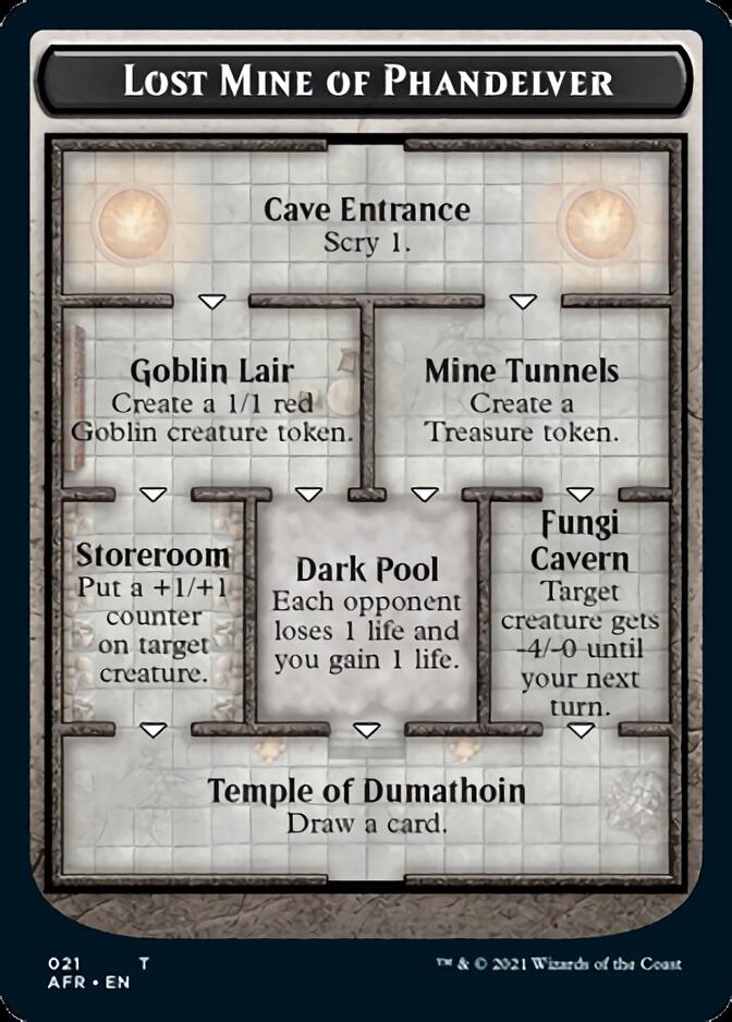Dungeon of the Mad Mage // Lost Mine of Phandelver Double-Sided Token [Dungeons & Dragons: Adventures in the Forgotten Realms Tokens] MTG Single Magic: The Gathering | Red Claw Gaming