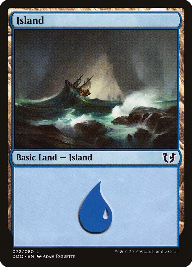 Island (72) [Duel Decks: Blessed vs. Cursed] MTG Single Magic: The Gathering | Red Claw Gaming