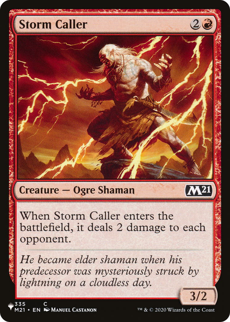Storm Caller [The List] MTG Single Magic: The Gathering | Red Claw Gaming