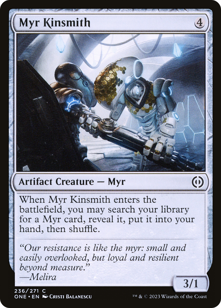 Myr Kinsmith [Phyrexia: All Will Be One] MTG Single Magic: The Gathering | Red Claw Gaming