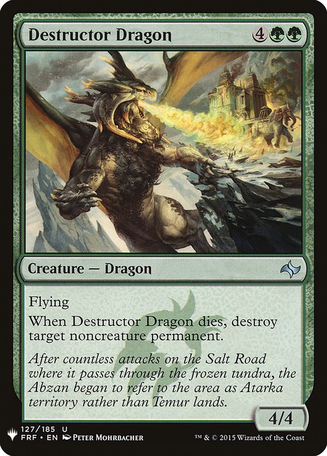 Destructor Dragon [Mystery Booster] MTG Single Magic: The Gathering | Red Claw Gaming