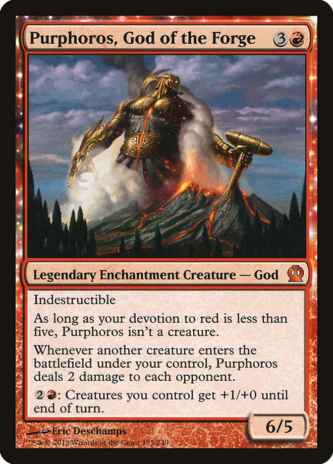 Purphoros, God of the Forge [Theros] MTG Single Magic: The Gathering | Red Claw Gaming