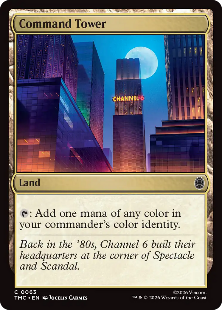 Command Tower [Teenage Mutant Ninja Turtles Commander] MTG Single Magic: The Gathering | Red Claw Gaming