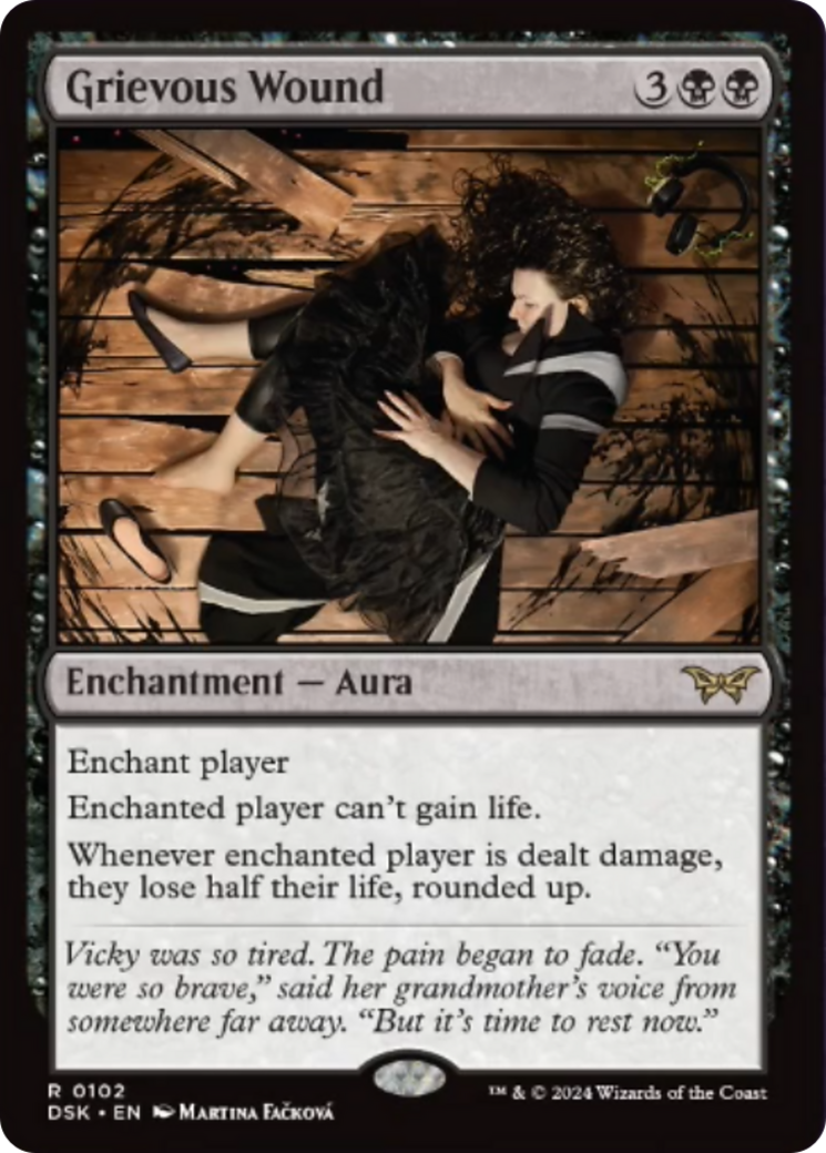 Grievous Wound [Duskmourn: House of Horror] MTG Single Magic: The Gathering | Red Claw Gaming