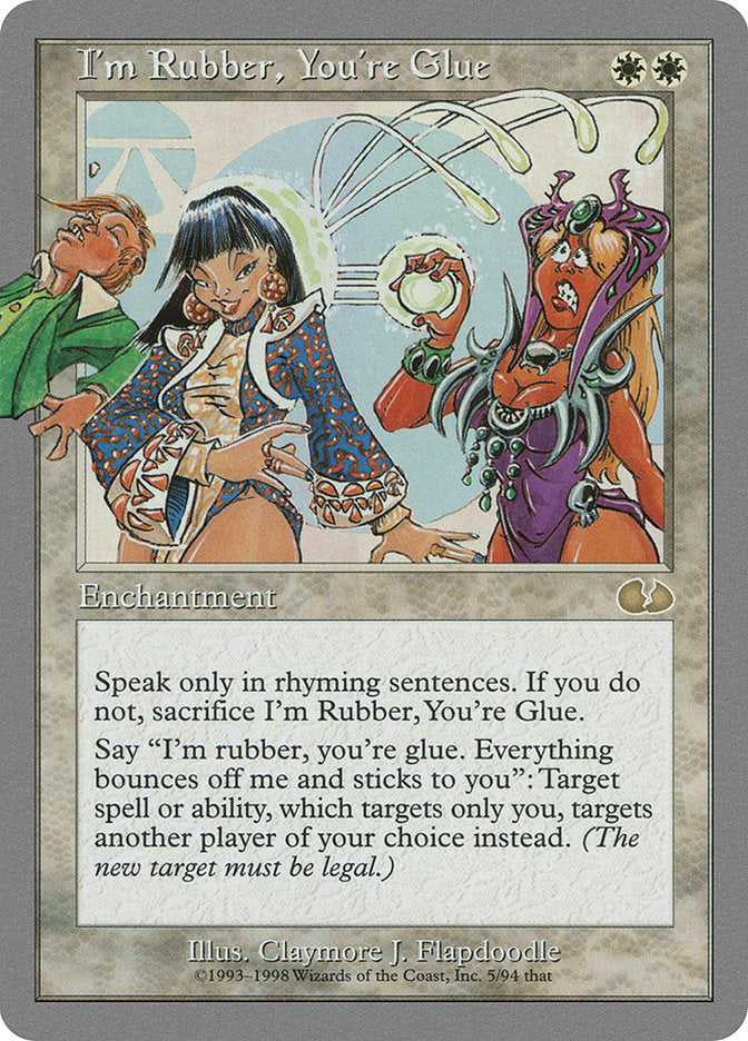 I'm Rubber, You're Glue [Unglued] MTG Single Magic: The Gathering | Red Claw Gaming