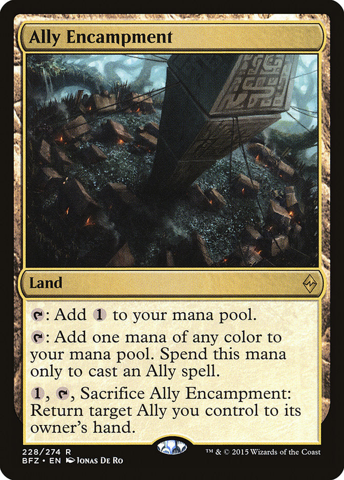 Ally Encampment [Battle for Zendikar] MTG Single Magic: The Gathering | Red Claw Gaming