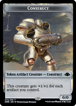 Goblin // Construct Double-Sided Token [Dominaria Remastered Tokens] MTG Single Magic: The Gathering    | Red Claw Gaming