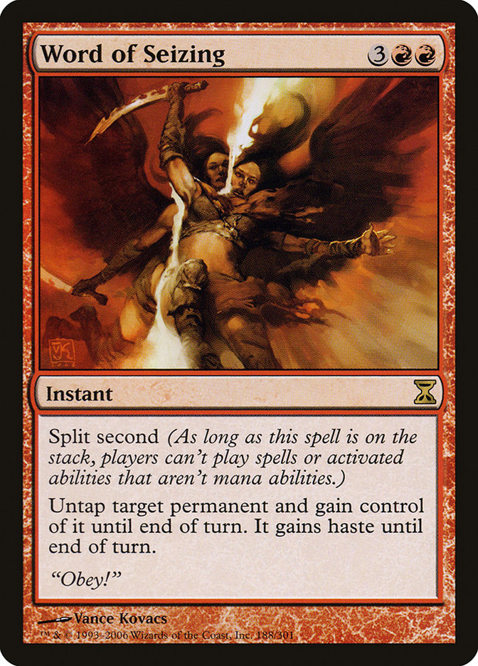 Word of Seizing [Time Spiral] MTG Single Magic: The Gathering | Red Claw Gaming