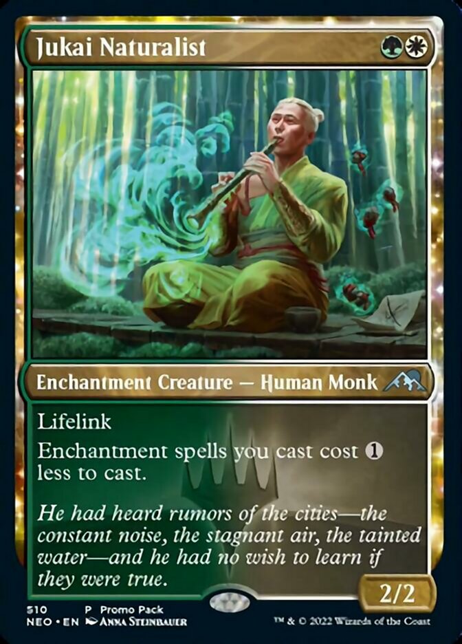 Jukai Naturalist (Promo Pack) [Kamigawa: Neon Dynasty Promos] MTG Single Magic: The Gathering | Red Claw Gaming