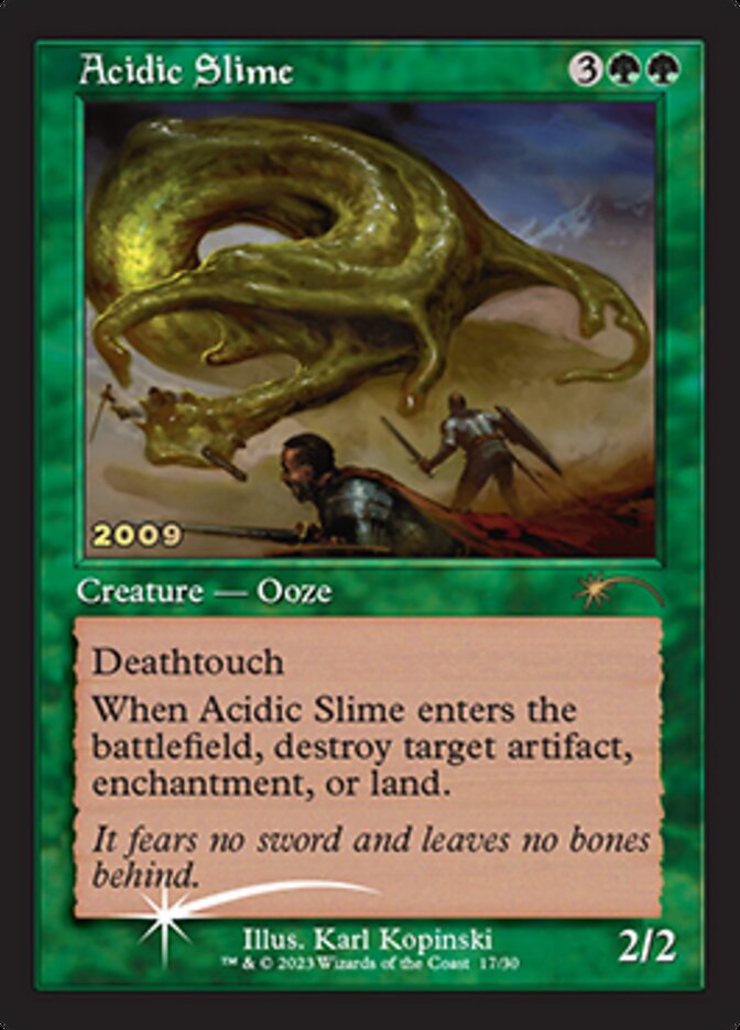 Acidic Slime [30th Anniversary Promos] MTG Single Magic: The Gathering | Red Claw Gaming