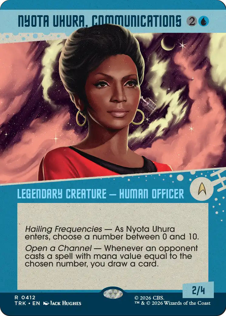 Nyota Uhura, Communications (Showcase) [Star Trek] MTG Single Magic: The Gathering | Red Claw Gaming