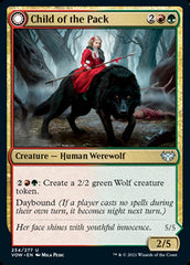 Child of the Pack // Savage Packmate [Innistrad: Crimson Vow] MTG Single Magic: The Gathering | Red Claw Gaming
