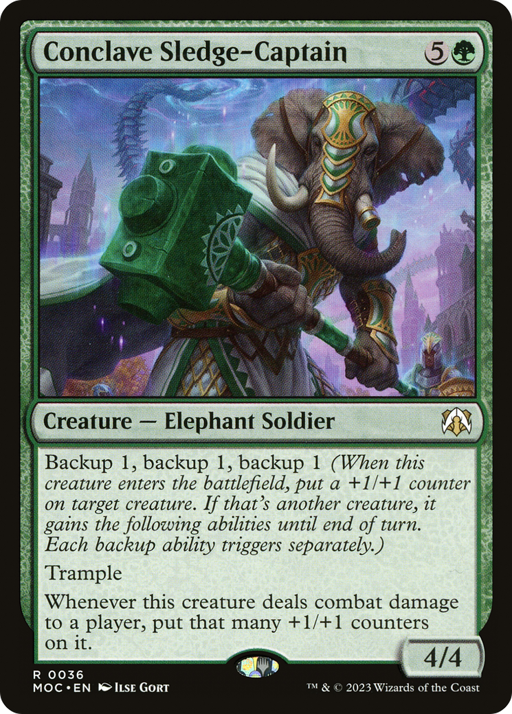 Conclave Sledge-Captain [March of the Machine Commander] MTG Single Magic: The Gathering | Red Claw Gaming