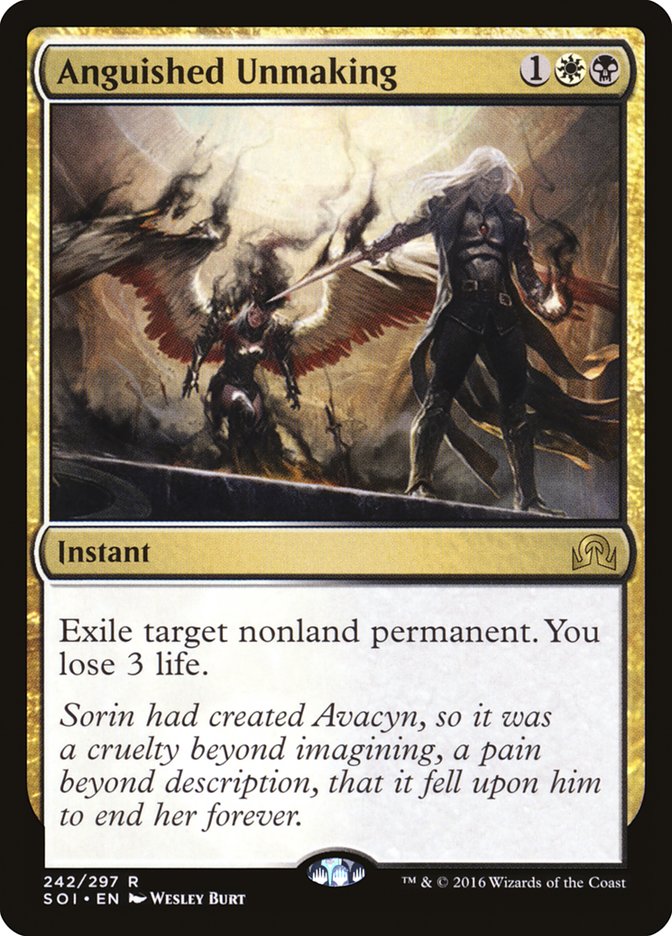 Anguished Unmaking [Shadows over Innistrad] MTG Single Magic: The Gathering | Red Claw Gaming