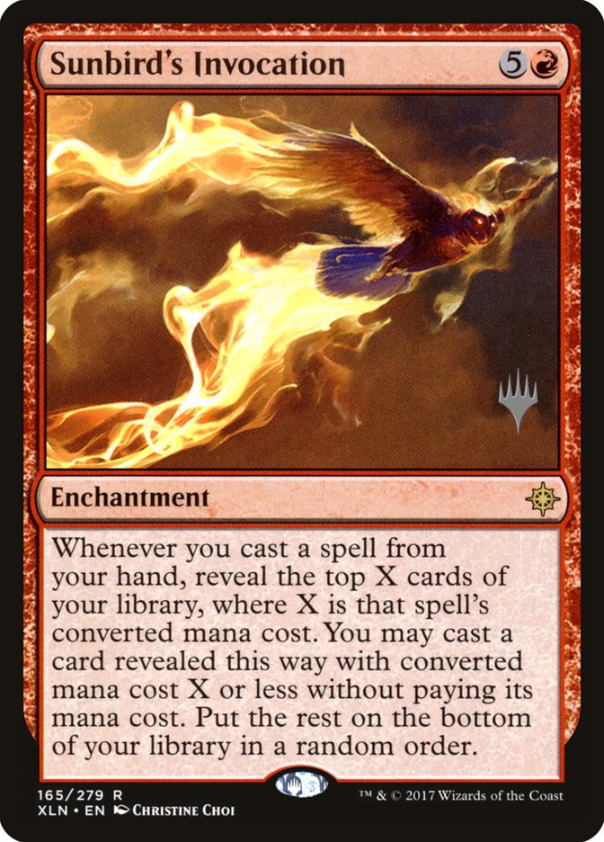Sunbird's Invocation (Promo Pack) [Ixalan Promos] MTG Single Magic: The Gathering | Red Claw Gaming