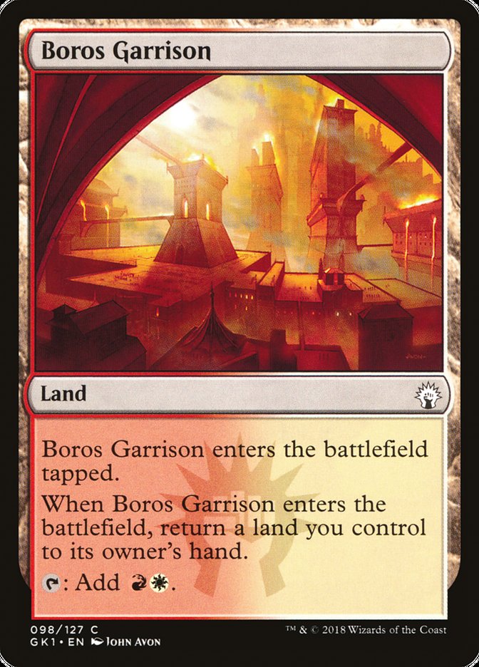 Boros Garrison [Guilds of Ravnica Guild Kit] MTG Single Magic: The Gathering | Red Claw Gaming