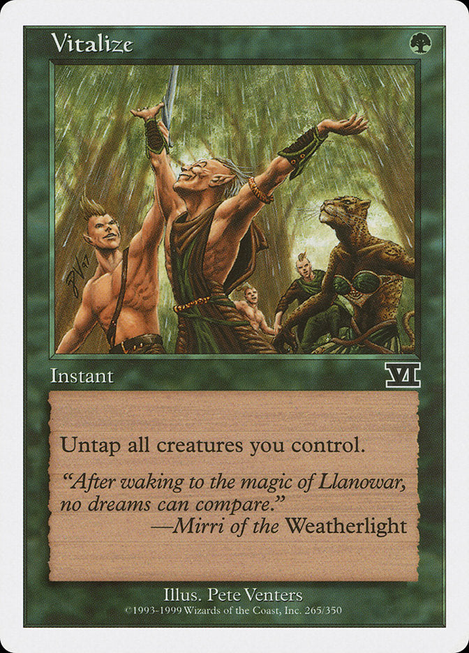 Vitalize [Classic Sixth Edition] MTG Single Magic: The Gathering | Red Claw Gaming