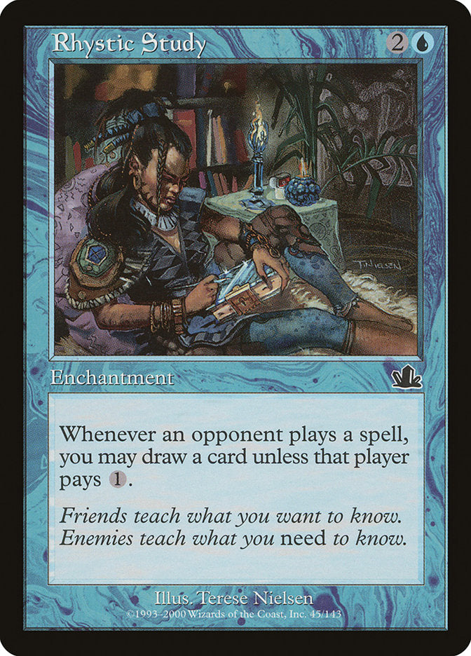 Rhystic Study [Prophecy] MTG Single Magic: The Gathering | Red Claw Gaming
