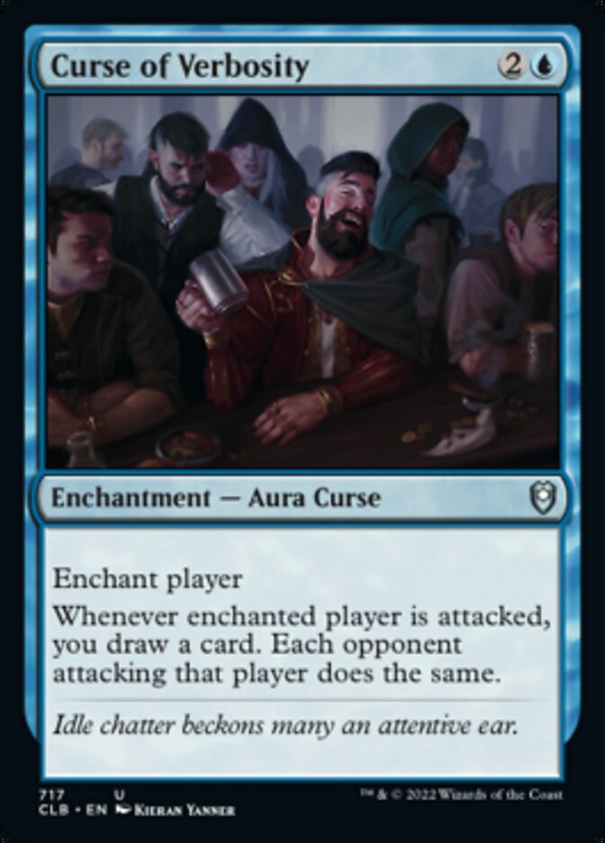 Curse of Verbosity [Commander Legends: Battle for Baldur's Gate] MTG Single Magic: The Gathering | Red Claw Gaming