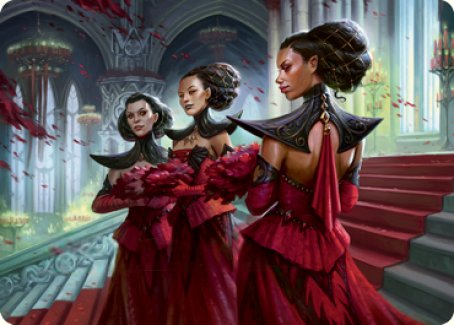 Olivia's Attendants Art Card [Innistrad: Crimson Vow Art Series] MTG Single Magic: The Gathering | Red Claw Gaming