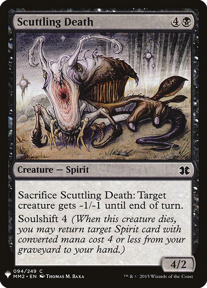 Scuttling Death [Mystery Booster] MTG Single Magic: The Gathering | Red Claw Gaming