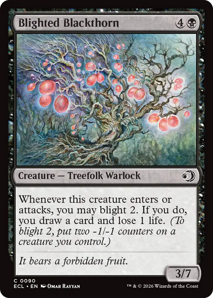Blighted Blackthorn [Lorwyn Eclipsed] MTG Single Magic: The Gathering | Red Claw Gaming