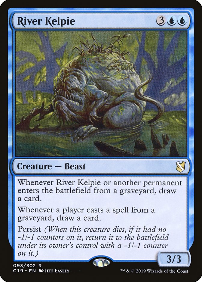 River Kelpie [Commander 2019] MTG Single Magic: The Gathering | Red Claw Gaming
