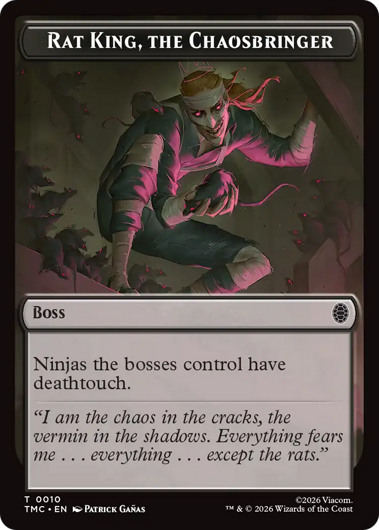 Rat King, The Chaosbringer [Teenage Mutant Ninja Turtles Commander Tokens] MTG Single Magic: The Gathering | Red Claw Gaming