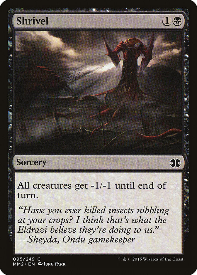 Shrivel [Modern Masters 2015] MTG Single Magic: The Gathering | Red Claw Gaming