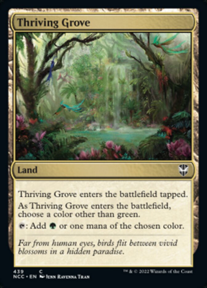 Thriving Grove [Streets of New Capenna Commander] MTG Single Magic: The Gathering | Red Claw Gaming