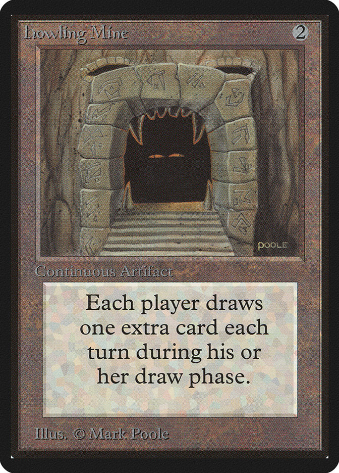 Howling Mine [Beta Edition] MTG Single Magic: The Gathering | Red Claw Gaming