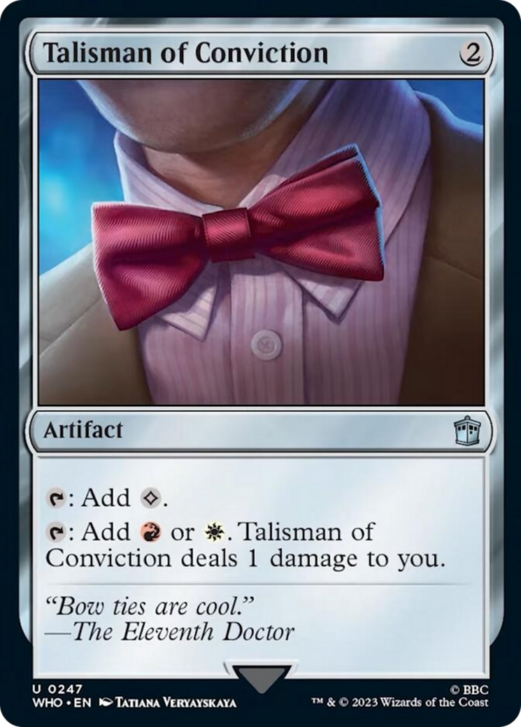 Talisman of Conviction [Doctor Who] MTG Single Magic: The Gathering | Red Claw Gaming