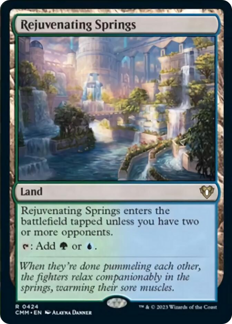 Rejuvenating Springs [Commander Masters] MTG Single Magic: The Gathering | Red Claw Gaming