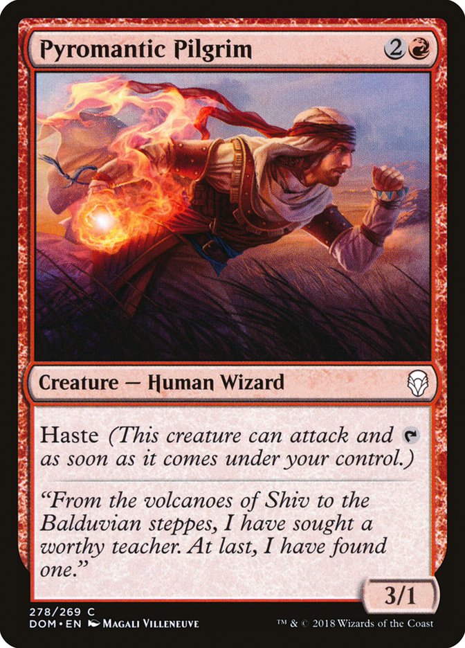 Pyromantic Pilgrim [Dominaria] MTG Single Magic: The Gathering | Red Claw Gaming