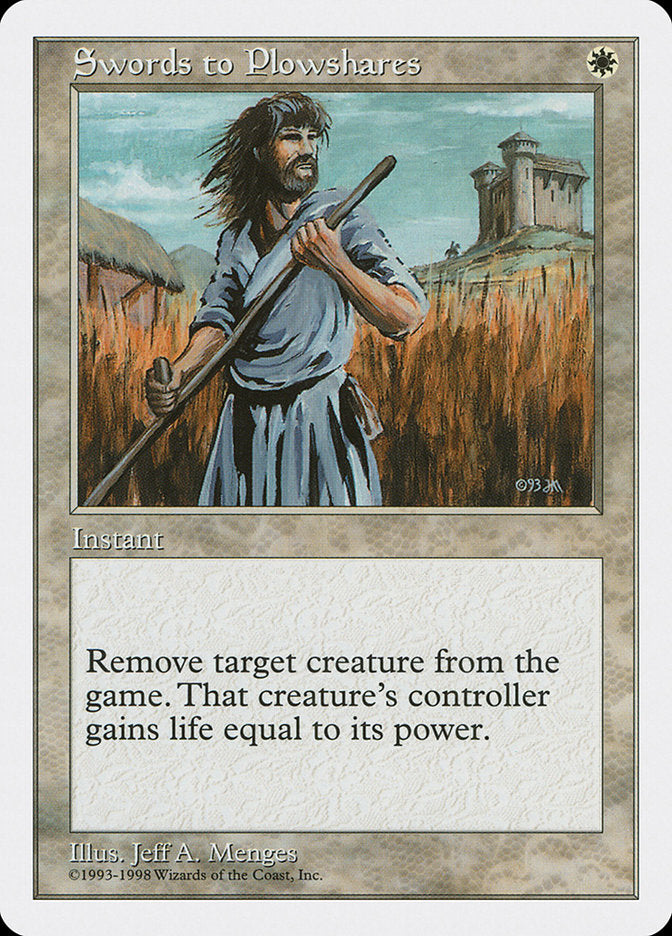 Swords to Plowshares [Anthologies] MTG Single Magic: The Gathering | Red Claw Gaming