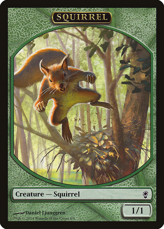 Squirrel Token [Conspiracy Tokens] MTG Single Magic: The Gathering | Red Claw Gaming