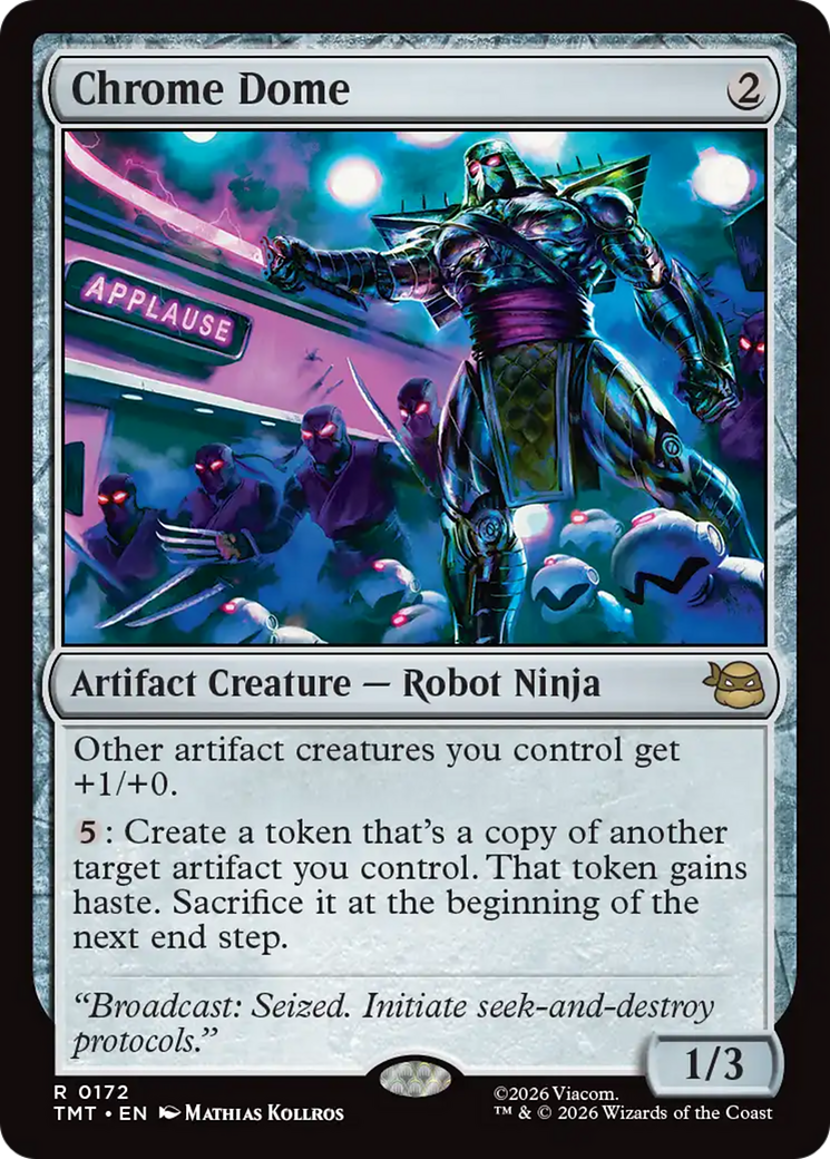 Chrome Dome [Teenage Mutant Ninja Turtles] MTG Single Magic: The Gathering | Red Claw Gaming