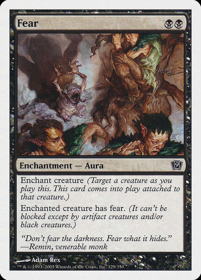 Fear [Ninth Edition] MTG Single Magic: The Gathering | Red Claw Gaming
