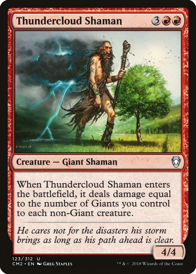 Thundercloud Shaman [Commander Anthology Volume II] MTG Single Magic: The Gathering | Red Claw Gaming