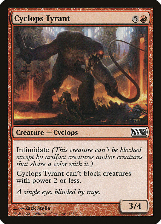 Cyclops Tyrant [Magic 2014] MTG Single Magic: The Gathering | Red Claw Gaming