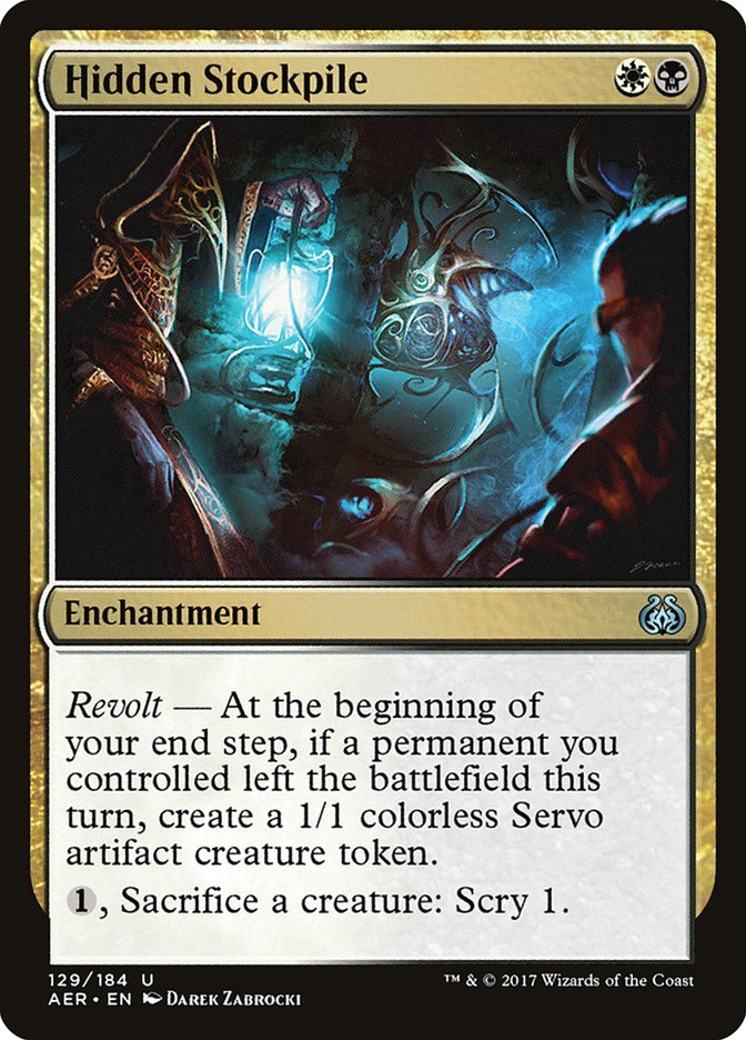 Hidden Stockpile [Aether Revolt] MTG Single Magic: The Gathering | Red Claw Gaming