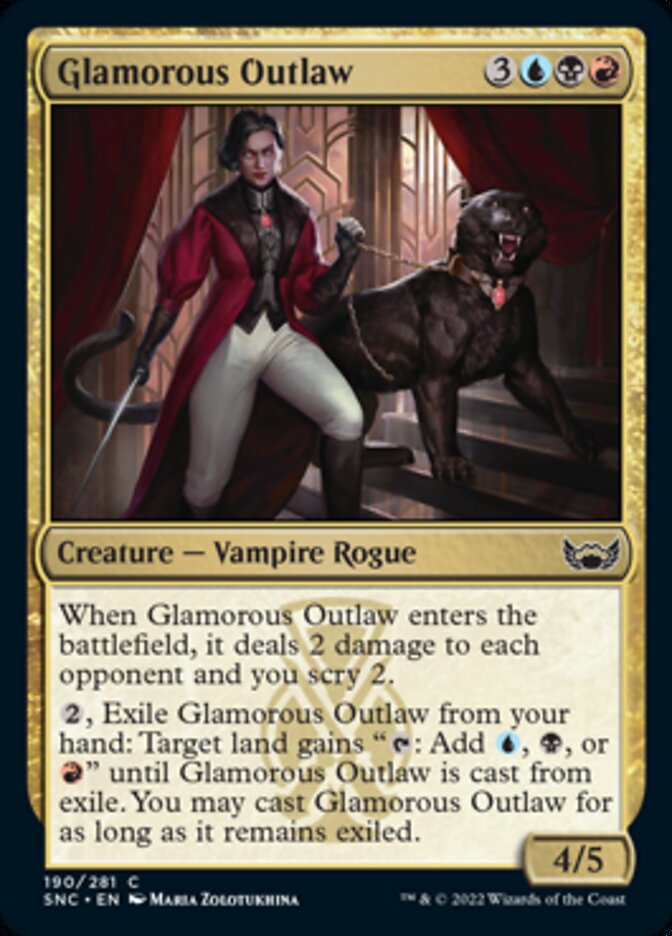Glamorous Outlaw [Streets of New Capenna] MTG Single Magic: The Gathering | Red Claw Gaming