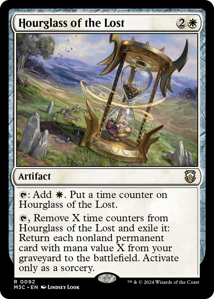 Hourglass of the Lost (Ripple Foil) [Modern Horizons 3 Commander] MTG Single Magic: The Gathering | Red Claw Gaming