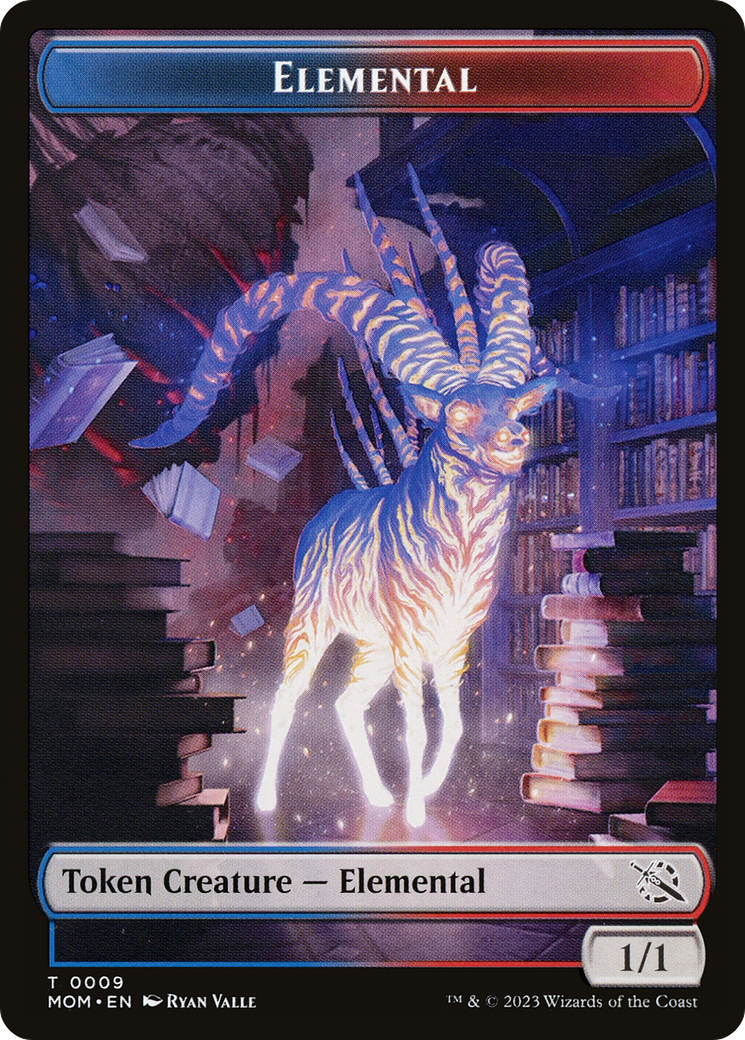 Elemental (09) // Spirit (13) Double-Sided Token [March of the Machine Tokens] MTG Single Magic: The Gathering | Red Claw Gaming