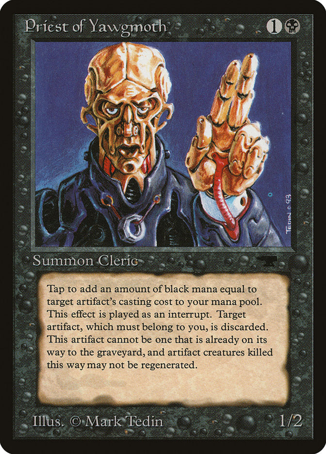 Priest of Yawgmoth [Antiquities] MTG Single Magic: The Gathering | Red Claw Gaming