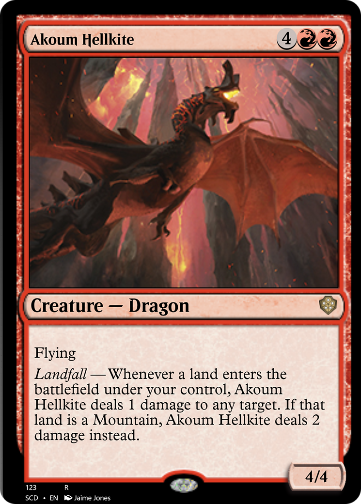 Akoum Hellkite [Starter Commander Decks] MTG Single Magic: The Gathering | Red Claw Gaming